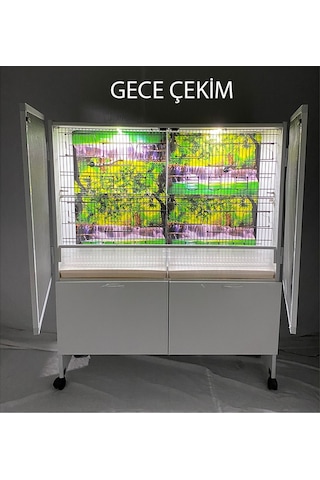 İstanbul Kafes Model Salma5d Pvc Dolap Pvc Kuş Dolabı