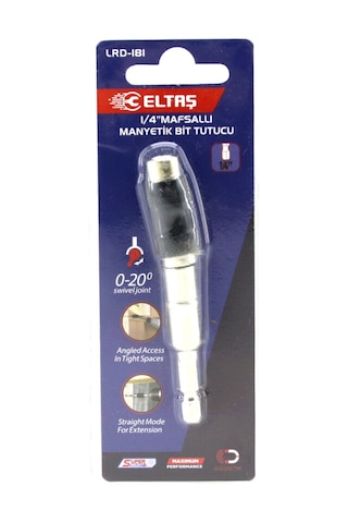 Eltaş Lrd-181 Mafsallı Manyetik Bits Tutucu 1/4 - 0-20 Döner Başlık