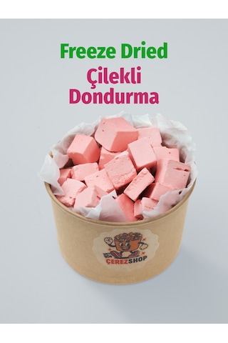 Çilekli Astronot Dondurması Freeze Dried Dondurularak Kurutulmuş Çıtır Dondurma Atıştırmalık 60 Gr 60 G