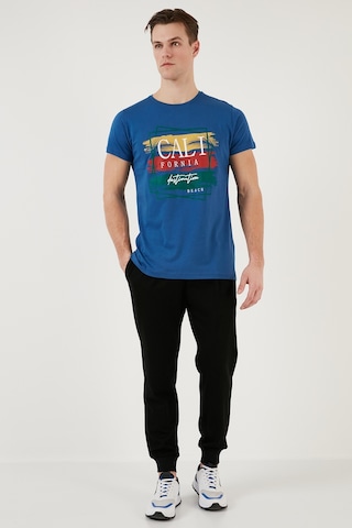 Buratti Pamuklu Slim Fit Bisiklet Yaka Erkek T Shirt 541California24 Parliament