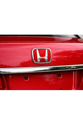 Honda Cıvıc 1992-1995 Eg Kasa Uyumlu Oem Kırmızı Arka Bagaj Logo Amblem