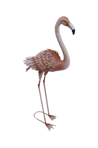 T.concept Dekoratif Gerçekçi Dayanıklı Metal Pembe Flamingo Büyük