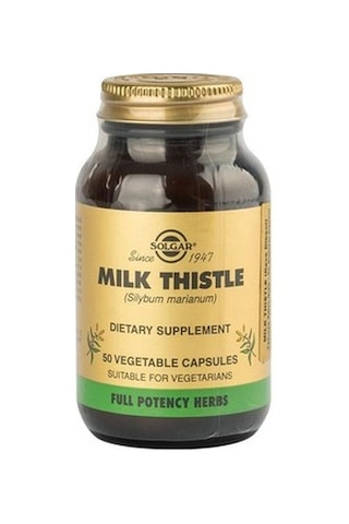 Solgar Milk Thistle 100 MG 50 Kapsül