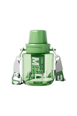 Tuomeng Su Bardağı Büyük Kapasiteli Yüksek Sıcaklığa Dayanıklı Plastik Dundun Kupası Büyük Göbek Kupası 750ml Yeşil