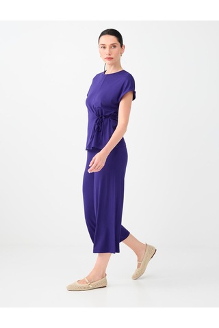 Jimmy Key Jimmy Key Mor Beli Lastikli Basic Kısa Pantolon 6sw187796503