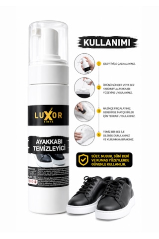 Luxor Kimya Köpüklü Ayakkabı Temizleyici Beyaz