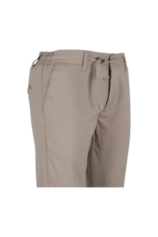 Erkek Jogger Pantolon Bel Bağcıklı Dar Kesim Rar01342 Krem