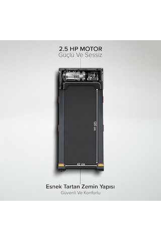 Proforce Zeta Otomatik Eğim Koşu Bandı Led Ekran Kolay Kurulum