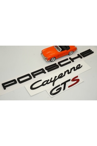 Porsche Cayenne Gts Bagaj 3M 3D Abs Yazı Logo Amblem Seti (549129339)