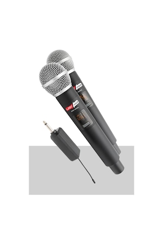 Lastvoice SXC-1099E Şarjlı ÇİFTLİ EL Telsiz Kablosuz Mikrofon UHF