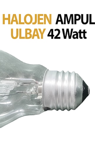 Halojen Ampul 42 Watt Dimmer Uyumlu