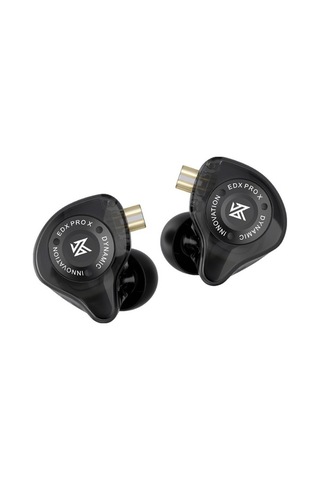 Willowhaven Kz Edx Pro X Kulak İçi Sahne Kulaklık - Ergonomik, Bakır Kablolu, Mikrosuz, Siyah EDX Pro X