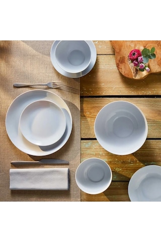 Dıwalı Granit Servis Tabağı 27 CM Gri