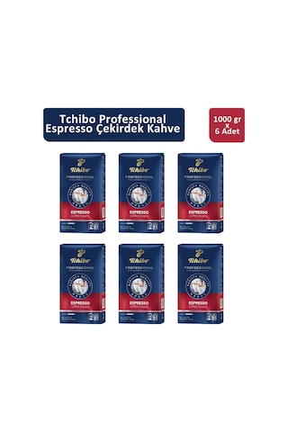 Tchibo Professional Espresso Çekirdek Kahve 6 x 1 KG