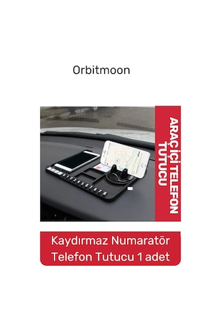 Yeni Seri Kaydırmaz Numaratör Çizdirmez Çok Fonksiyonlu Araç İçi Torpido Telefon Tutucu