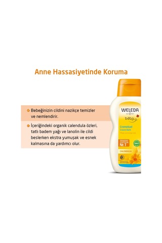 Weleda Baby Calendula Banyo Kremi 200ml