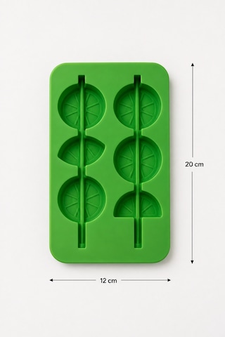 Fresh - Silikon Pipetli Buz Kalıbı Yeşil