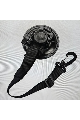 Sunshine011 Sportulı Siyah Kapı Tutucu Kayışı - Rüzgar Ve Su Geçirmez Dayanıklı Siyah