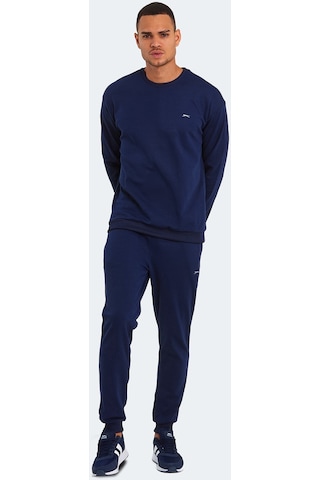 Slazenger OFFENDER KTN Erkek Cepli Lacivert Eşofman Takımı