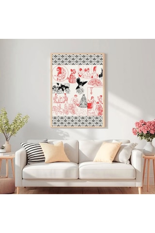 Besay Retro Vintage Duvar Posteri-klasik Sanat-estetik Dekoratif A2 Çerçevesiz