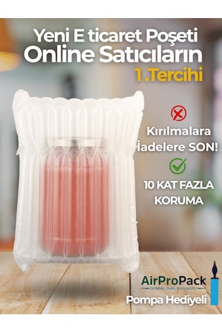 30x30 Cm 100 Adet Sütunlu Koruyucu Havalı Kargo Poşeti Airbag/airbed/şişirilebilir Ambalaj