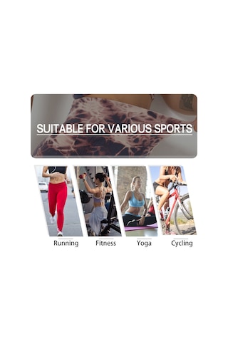 Reedark Kadınlar İçin Yüksek Bel Yoga Pantolonu - Şık Baskılı, Rahat Ve Esnek Spor Tayt Sarı