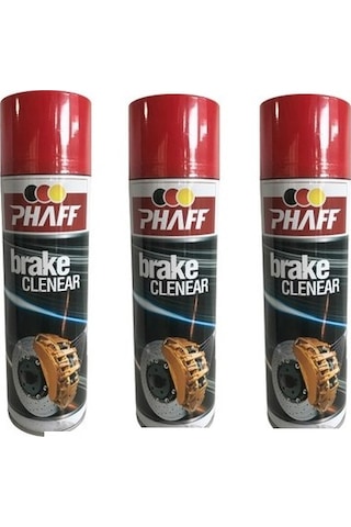 Phaff Balata Spreyi Ve Debriyaj Temizleyicisi 500 Ml 3 Adet