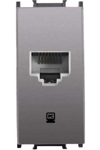 Viko Panasonic Thea Modüler Antrasit Data İnternet Prizi Cat-6 E Alt+kapak 1m - Wvtt14054an-tr