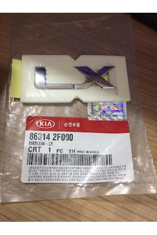 Kıa Cerato Lx Amblem 2004-2006 863142F000 Kıa Cerato Lx Amblem 2004-2006 863142F000