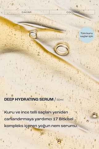 Matsu Deep Hydrating Kuru Saçlar İçin Yoğun Nemlendirici Serum 50 ML
