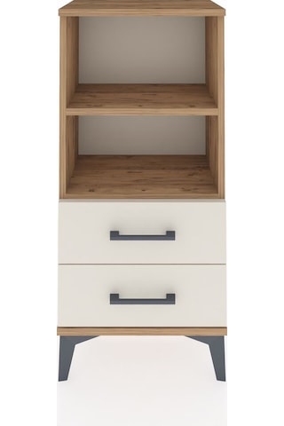 Arges Komodin 2 Raflı 2 Çekmeceli 44x30x96 Çam-aytaşı Çam