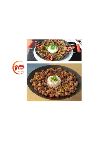 40Cm Et Saç Kavurma / Yufka Gözleme Bazlama Ekmek Sacı Vok Tava