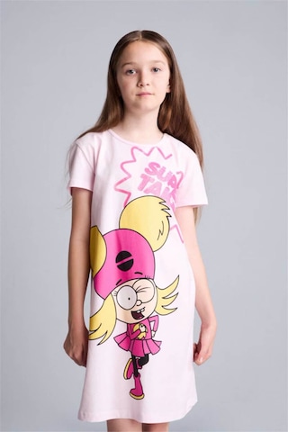Defacto Super 1 Takım Kısa Kollu Elbise Kız Çocuk H7992a826smpn96 Pembe-pn96