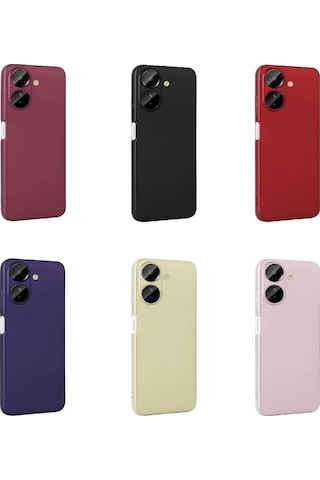 Poco C65 Kılıf Pak Premier Silikon Kapak-kırmızı