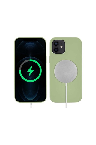 Apple Uyumlu iPhone 12 Mini Kılıf Içi Kadife Silksafe Wireless Kapak