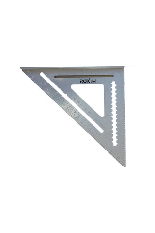 Rox Wood 0100 Alüminyum Üçgen Marangoz Gönye 12 inç