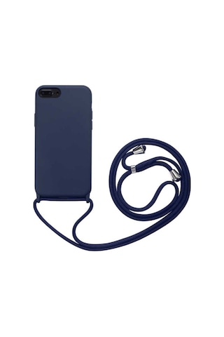 Apple Uyumlu iPhone 8 Plus Kılıf Zore Ropi Kapak Lacivert