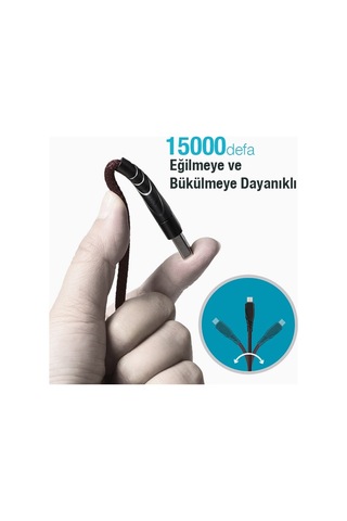 Ally Qc3.0 Usb To Type-c Hızlı Şarj Kablosu