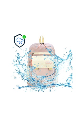 Gigi Luxe Su Geçirmez Ortopedik Çok Bölmeli Sırt Çantası Laptop Çantası Okul Çantası Pembe Pembe