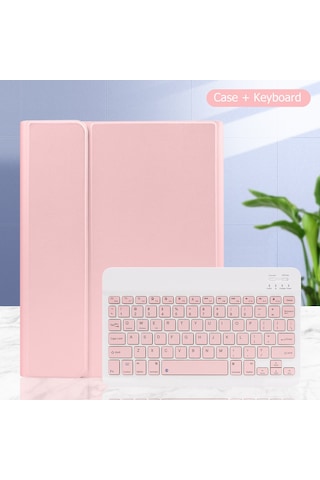 Wezone İpadlar İçin Evrensel Pembe Kilitli Klavye Kılıfı - 2019 10.2/pro 11/air 5/pro 10.5/air 3 Uyumlu, Koruyucu Ve Pratik Tip Deneyimi