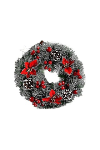 Wjtg Noel Çelengi, Kapı Çelengi, Noel Dekorasyon Çelengi, Noel Çelengi