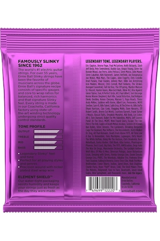Ernie Ball P02220 Elektro Gitar Teli Power Slinky 011 Set