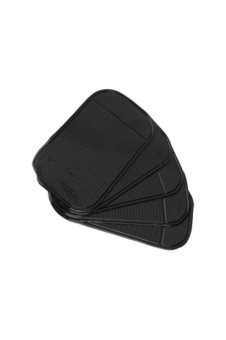 Padalink 5 Adet Siyah Plastik Silikon Araç Anti-skayma Matı 13x7cm - Yapışkan, Toksiksiz, İz Kalmaz, Ev Ve Ofis Uygun