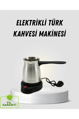 Hubrendy Tekno 800w Paslanmaz Elektrikli Cezve Gizli Rezistans Ve Ergonomik Kulp 6430681