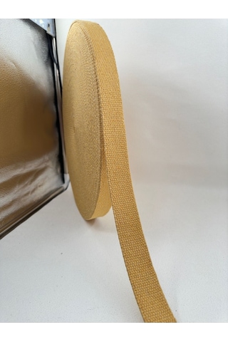 Paşateks 3 Cm Pamuk Kolon Şerit-5 Metre-altın Sarı