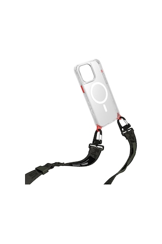 Skinarma Scout Xe Serisi Logolu Ayarlanabilir Telefon Boyun Askı Kayışı Koyu Yeşil Koyu Yeşil