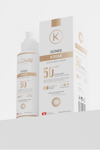 K K-care Cosmetics Sun Screen Güneş Kremi SPF50+ 150 ML