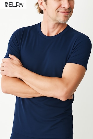 Belpa Ersa İç Giyim Modal Erkek Sıfır Yaka T-shirt 3'lü Lacivert