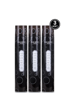 Morfose Extra Strong Saç Spreyi 3 x 400 ML