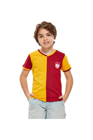 Gsstore Galatasaray Çocuk Metin Oktay T-shirt Xyz Sarı - Kırmızı